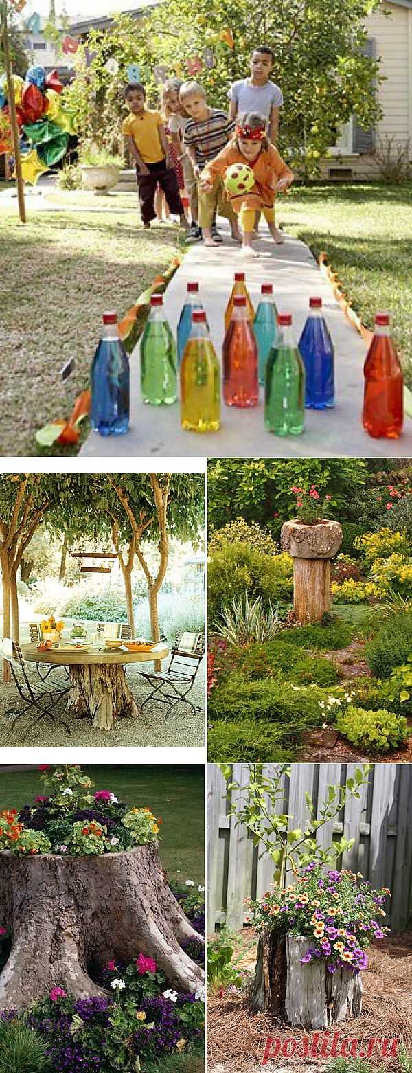 19 оригинальных, простых и дешёвых идей для дачи | MixStuff