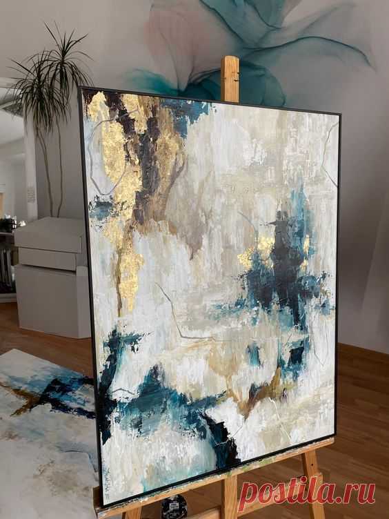 Home Decor Modern Original Abstract Painting Minimalist Large - Etsy UK