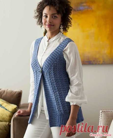 . Эффектная жилетка