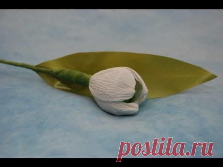 Тюльпан для букета из конфет. DIY Candy Tulip - YouTube
