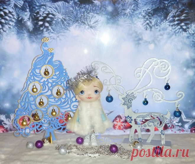 АВТОРСКИЕ КУКЛЫ И ТЕДДИ 👸🐘 в Instagram: «Новогоднего настроения Вам в ленту. Ёлочки и снегурочка могут стать вашими. Ёлки двусторонние, одна сторона цветная (зелёная, красная…»