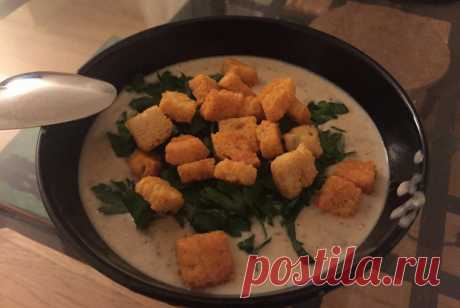 Суп-пюре с шампиньонами и картофелем рецепт – Французская кухня: Супы. «Еда»