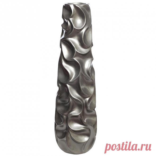 Кашпо Curly цвет металлик 23х79см - купить за 7705 руб. в интернет-магазине DG-Home