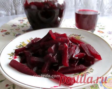 Маринованная свекла быстрого приготовления - рецепт с фото