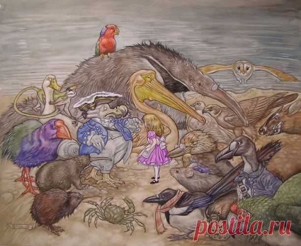 Alice in Wonderland by Angel Dominguez Алиса в стране чудес Энжел Домингес | Алиса в Стране Чудес