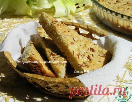 Лимонное печенье с миндалем – кулинарный рецепт