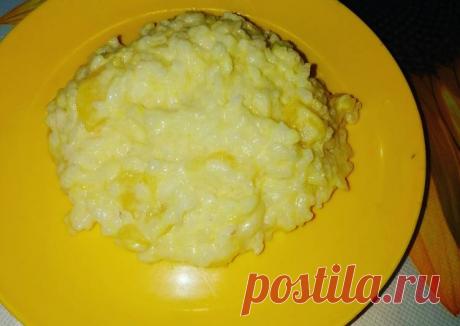 Молочная тыквенная каша рисовая Автор рецепта Екатерина Владимировна - Cookpad