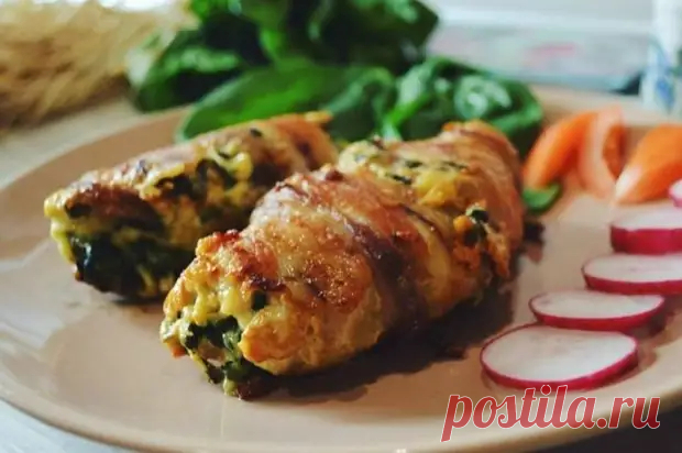 Аппетитные рулетики из куриной грудки – отличная закуска или основное блюдо - Дизайн и дом - 15 ноября - 43932171856 - Медиаплатформа МирТесен
