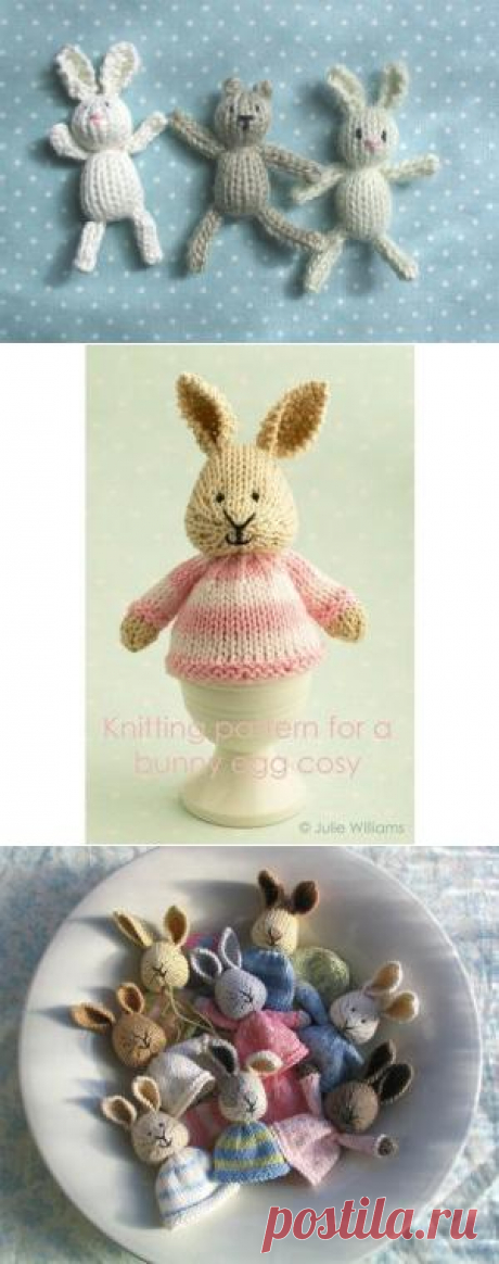 Вязанные зайчишки