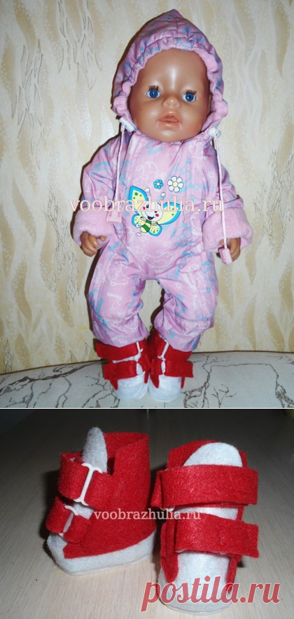 Воображуля - модная одежда для кукол своими руками. - Ботиночки.
