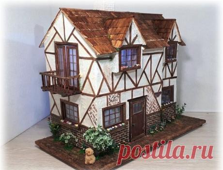 Фахверковый, миниатюрный домик, в два этажа. Шикарно обставлен - в нем все есть, для полноценной жизни)))) | Юлия Жданова | Яндекс Дзен