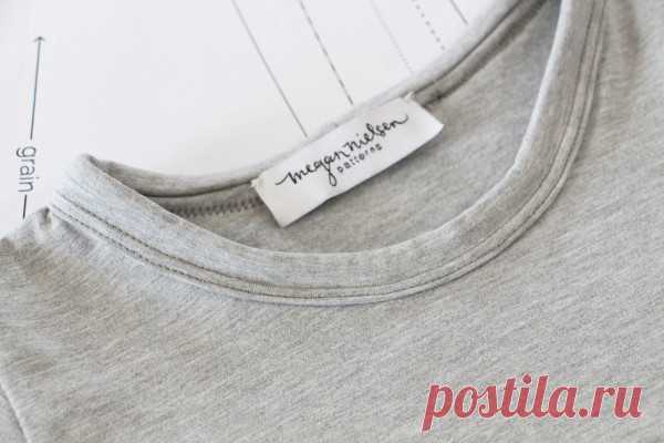 How to sew a knit neckline binding // the Megan Nielsen method — megan nielsen design diary