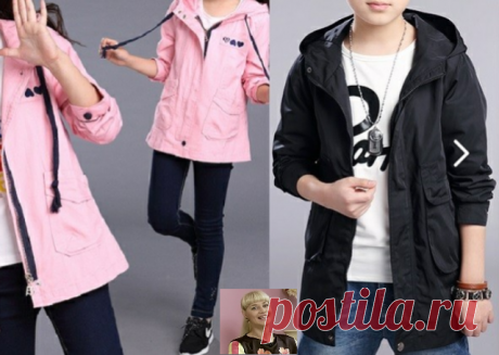 Детская куртка с капюшоном

Размеры выкроек:
1-14 лет