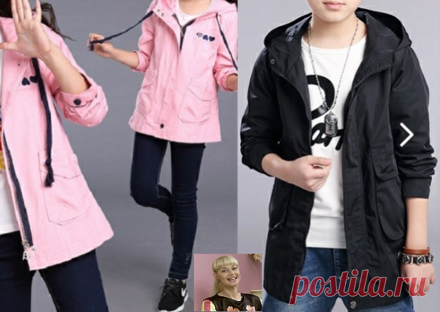 Детская куртка с капюшоном

Размеры выкроек:
1-14 лет