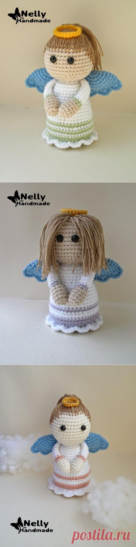 Схема вязания ангела амигуруми