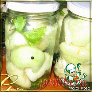 Маринованные патиссоны - кулинарный рецепт