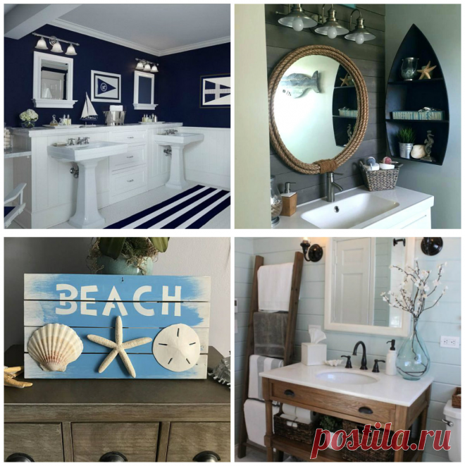 Nautical bathroom decor: give uniqueness to bathroom with nautical theme
