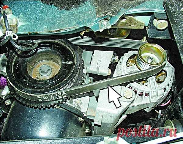 Проверка и замена ремня генератора ВАЗ 2110 | Ремонт 2110