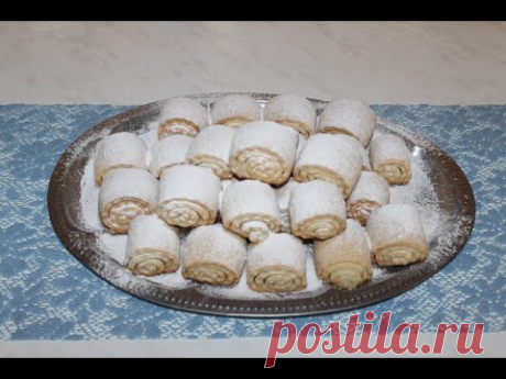 Творожные рулетики с корицей – кулинарный рецепт