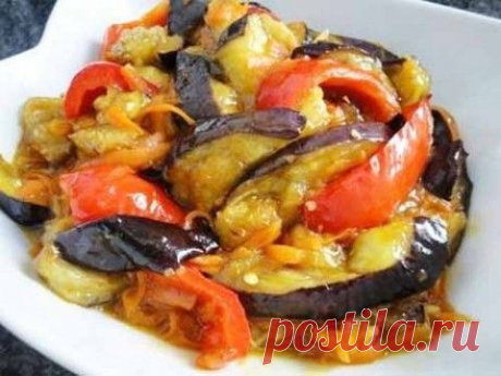 Баклажаны в кисло-сладком соусе | Домашняя кулинария