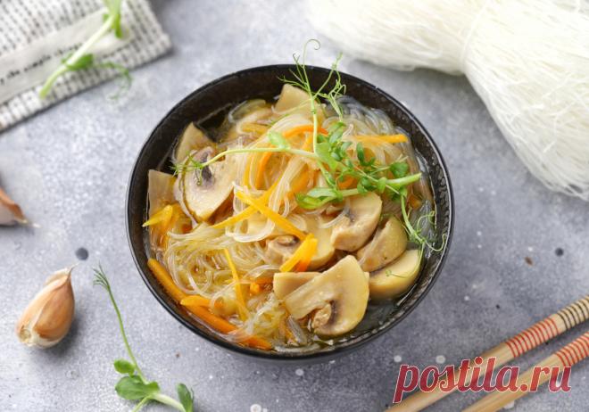 Грибной суп с фунчозой и овощами Тайм-менеджмент на кухне: как сохранить время, силы, деньги и всех вкусно накормить