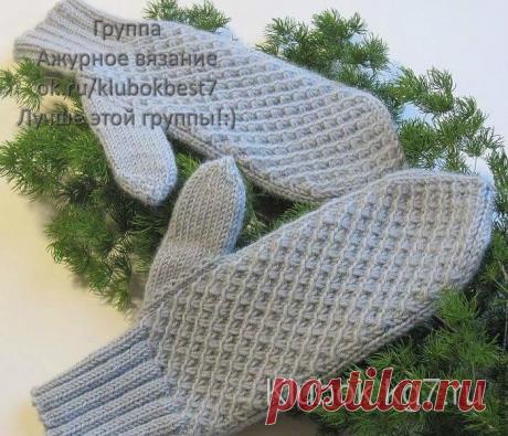Митенки, перчатки, рукавички | Клубок