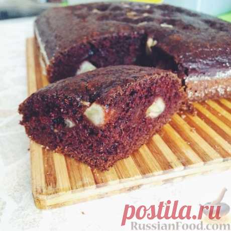 Рецепт: Шоколадный пирог с бананами на RussianFood.com