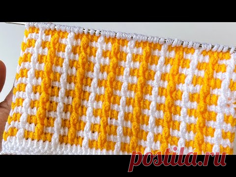 Yine mi çok güzeliz’ yeni tasarım Tunus işi yeni model’ bebek battaniye modelleri’Tunisian knitting