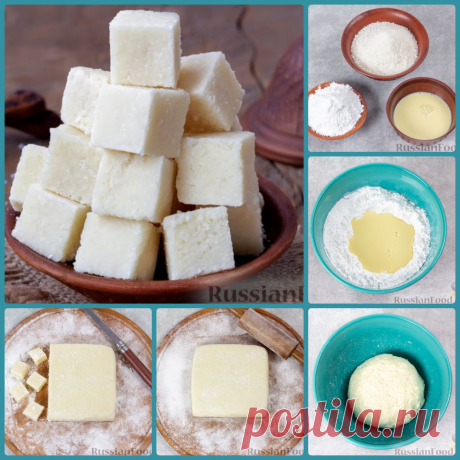 Кокосовый десерт со сгущённым молоком
Продукты (на 1 порцию)
Кокосовая стружка - 200 г
Сгущенное молоко - 250 г
Сахарная пудра - 250 г + 10-20 г на подплыл