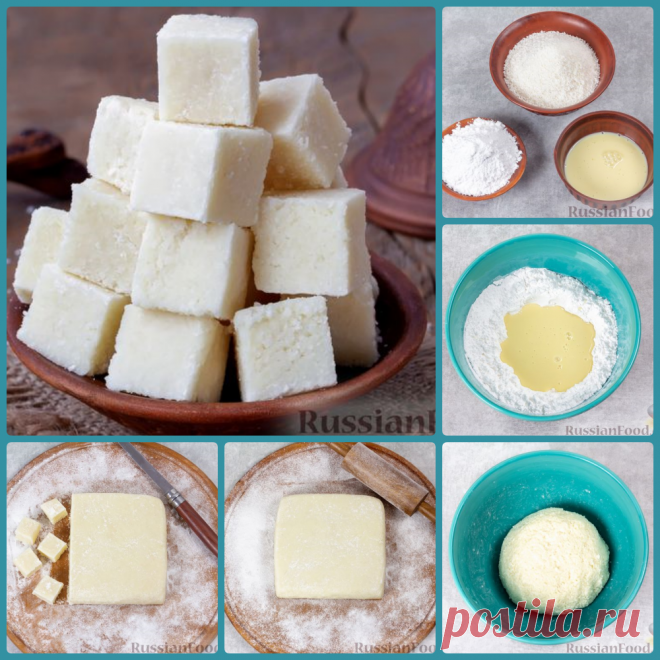 Кокосовый десерт со сгущённым молоком


Продукты (на 1 порцию)
Кокосовая стружка - 200 г
Сгущенное молоко - 250 г
Сахарная пудра - 250 г + 10-20 г на подплыл