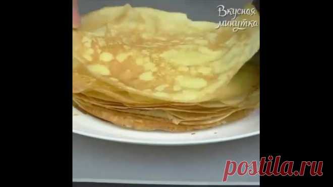 Печем тонкие и очень вкусные блинчики