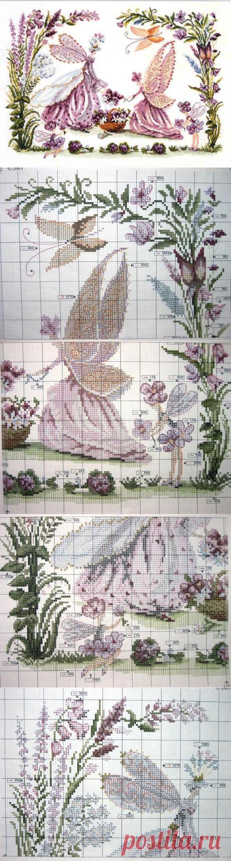Фея вышивка крестом. Вышивка крестом схемы бесплатно феи | Laboratory household