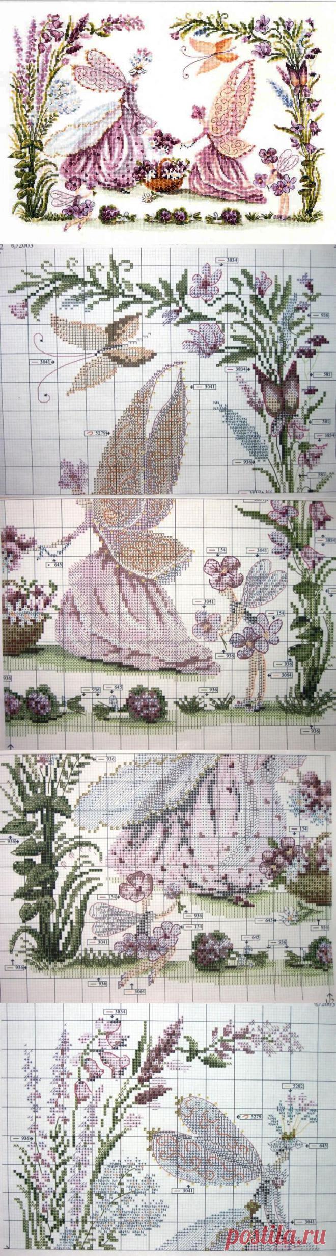 Фея вышивка крестом. Вышивка крестом схемы бесплатно феи | Laboratory household
