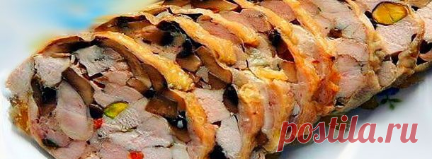 Куриный рулет «Праздничный». Безумно вкуснo! | pokolenie-x.com