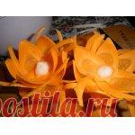 Цветы из моркови - кулинарный рецепт