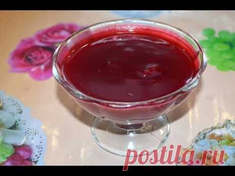 Клюквенный соус к мясу./Cranberry sauce for meat.