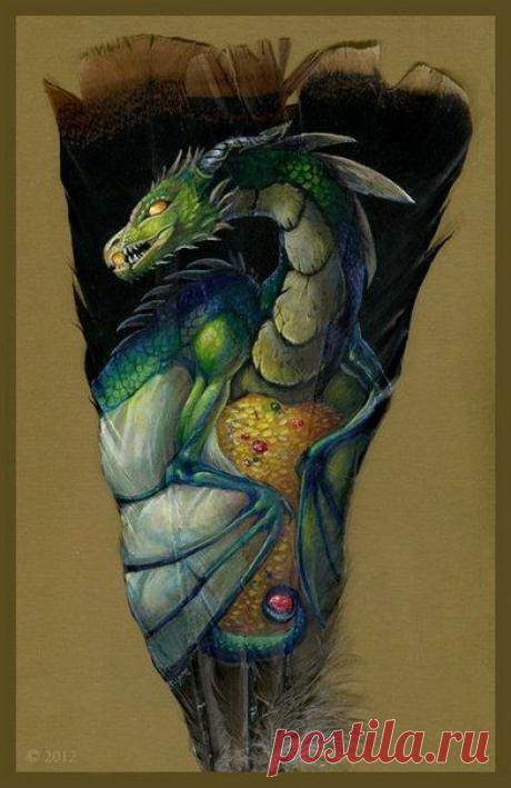Рисунки на перьях от Бренды Лионс (Brenda Lyons) / Удивительное искусство