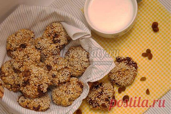 Печенье «7 зерновых» с шоколадом и изюмом. Рецепт с пошаговыми фото