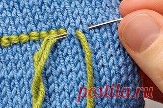 Простая вышивка по трикотажу (подборка)