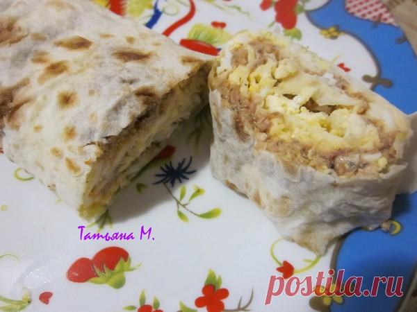 Закуска из лаваша - Быстро и вкусно - Группы Мой Мир