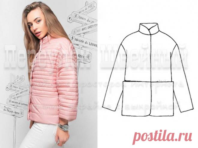 Выкройка легкой куртки со спущенным плечом - Переулок швейный