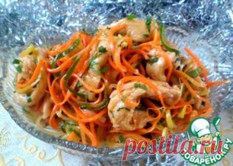 Хе из куриной грудки с овощами - кулинарный рецепт