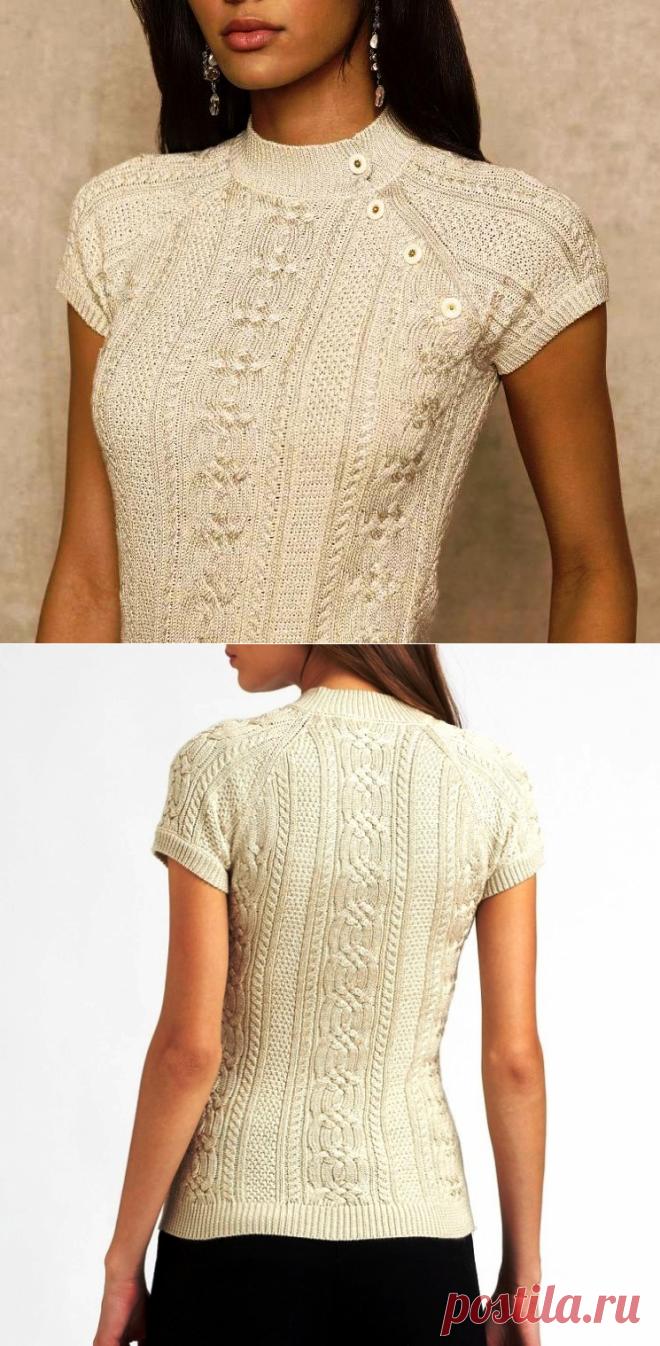 Блузка с оригинальной застежкой - САМОБРАНОЧКА рукодельницам, мастерицам