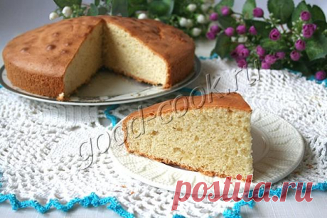 масляный бисквит на крахмале. Рецепт приготовления