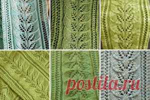 Brooke's Column of Leaves Knitted Scarf Pattern