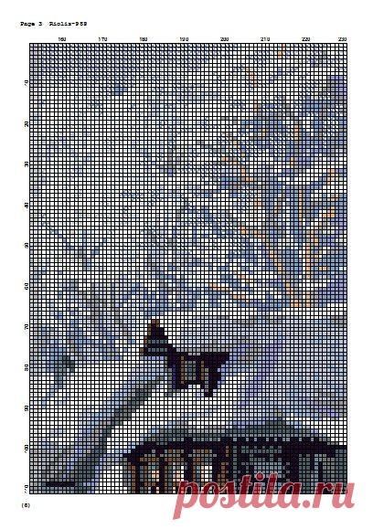Вышивка крестом. Только цветные схемы! | ВКонтакте