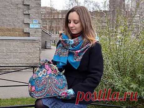 Шьем сумочку в русском стиле
