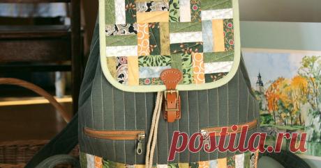 Рюкзак-пэчворк. Мастер-класс  Я долго не решалась сшить рюкзак. Оказалось, что это не сложнее, чем сшить сумку :)   Такая модель, выработанная мной на основе предыдущего...