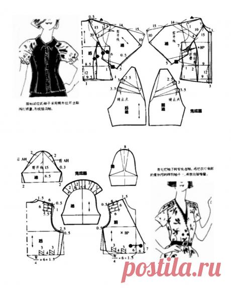 Блузка и лиф платья