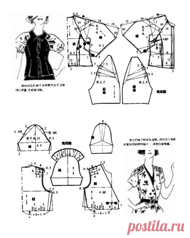 Блузка и лиф платья